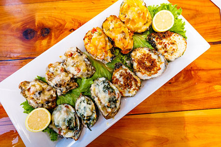 Bluewater Seafood Grilled Oysters